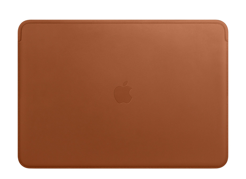 Чохол Apple Leather Sleeve (Saddle Brown) MRQV2ZM/A для MacBook Pro 15" фото