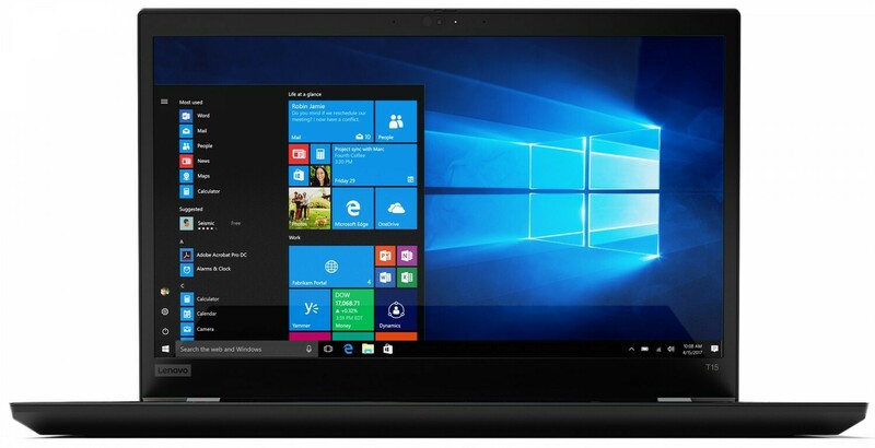 Ноутбук Lenovo ThinkPad T15 Black (20W40035RT) - фото - №3