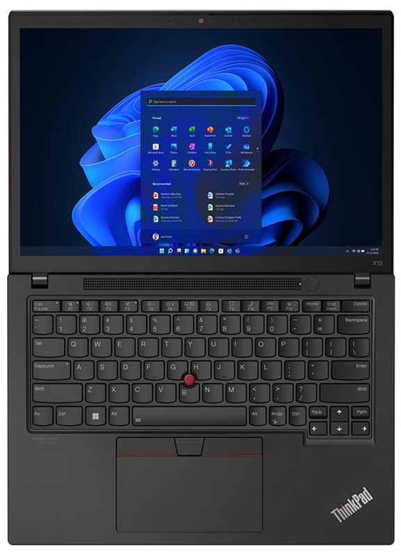 Ноутбук Lenovo ThinkPad X13 Gen 3 Villy Black (21BN00B6RA) - фото - №8