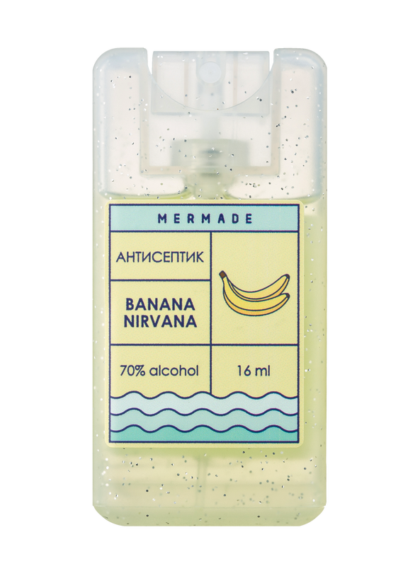 Антисептик-спрей для рук Mermade - Banana Nirvana 16 ml MRA0012S фото