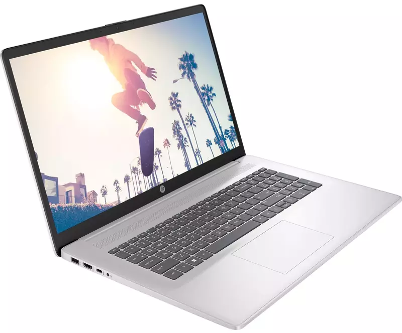 Ноутбук HP Laptop 17-cn3022ua Natural Silver (9H8Q6EA) фото