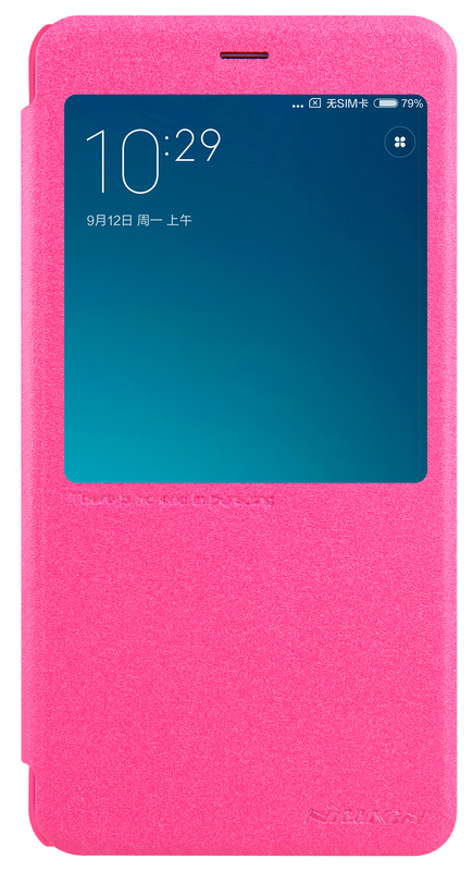 Чохол-книжка Nillkin Sparkle Leather для Xiaomi Redmi Note 4 Red фото