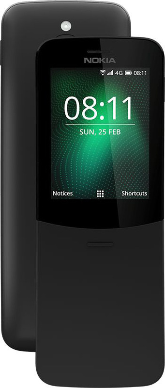 Nokia 8110 4G Dual Sim (Black) фото