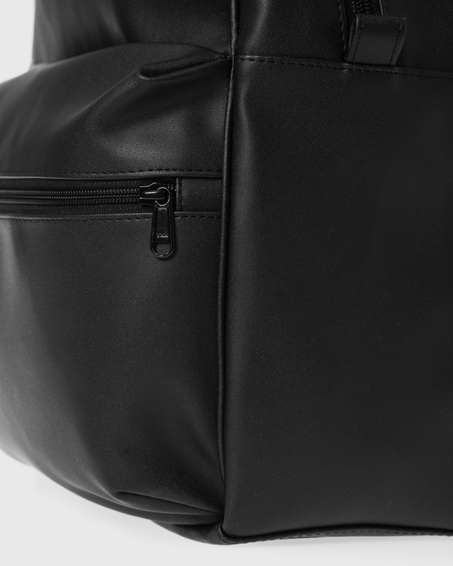 Рюкзак HARVEST TIPOLEATHER (Gloss) Black 15,6" - фото - №2