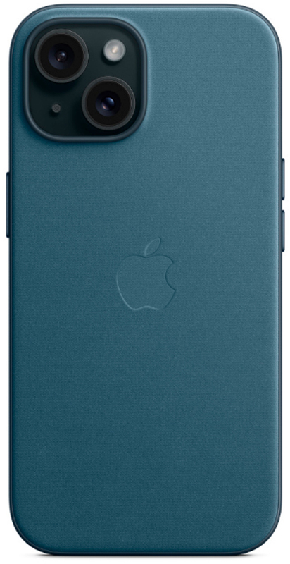 Чохол для iPhone 15 Plus FineWoven Case with MagSafe Pacific Blue (MT4D3ZM/A) - фото - №4
