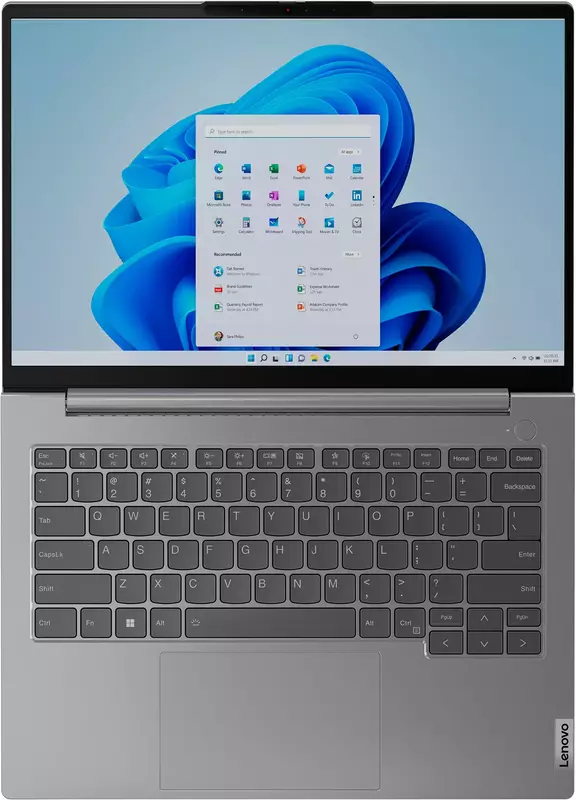 Ноутбук Lenovo ThinkBook 14 G6 ABP Arctic Grey (21KJ003BRA) - фото - №6
