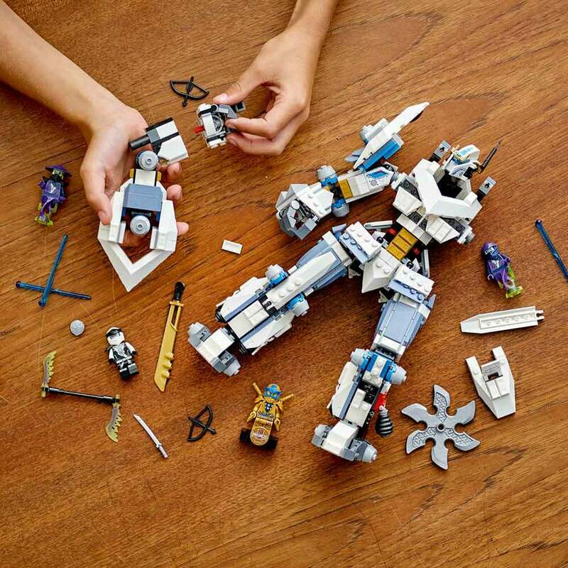 Конструктор LEGO Ninjago Битва з роботом Зейна 71738 фото