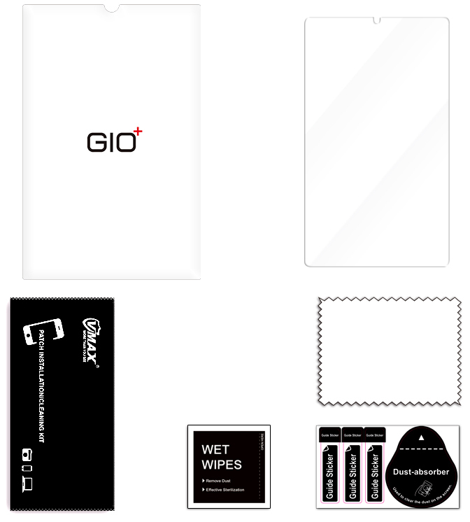 Комплект чохол + скло для Samsung TAB A7 lite (SM-T225/220) GIO SET (Black) фото