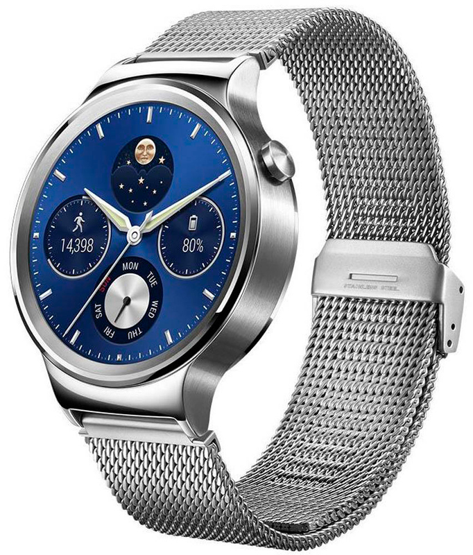 Смарт-часы Huawei 42mm Stainless Steel - Silver Stainless Steel Link для Apple и Android устройств фото