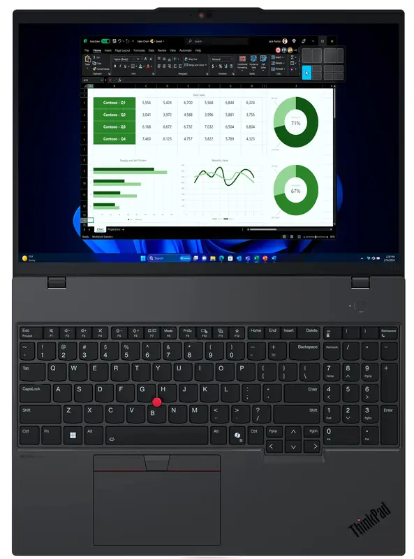 Ноутбук Lenovо ThinkPad L16 Gen 1 Black (21L8S1RS00) фото