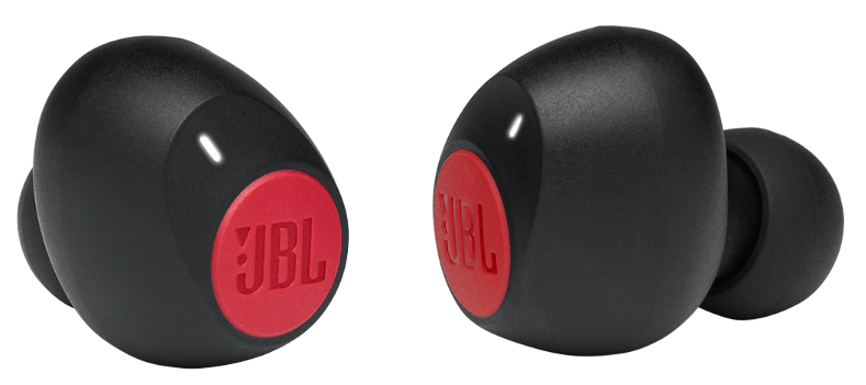 Наушники JBL TUNE 115TWS (Black-Red) фото