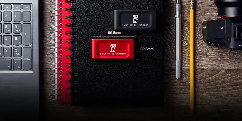 Зовнiшнiй SSD Kingston XS1000 2TB (SXS1000/2000GA) USB 3.2 Gen 2 Type-C червоний - фото - №5