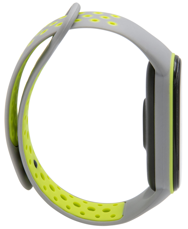 Ремешок для фитнес-трекера Xiaomi Mi Band 5 Sport (Gray/yellow) фото