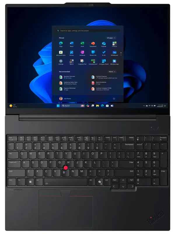 Ноутбук Lenovo ThinkPad E16 Gen 3 Eclipse Black (21SUS01N00) - фото - №5