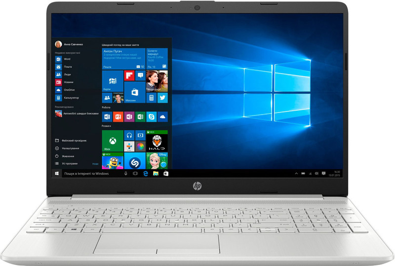 Ноутбук HP 15-dw1015ua Silver (2F3G3EA) - фото - №0