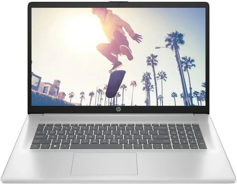 Ноутбук HP 17-cp2031ua Silver (D16DCEA) - фото - №0