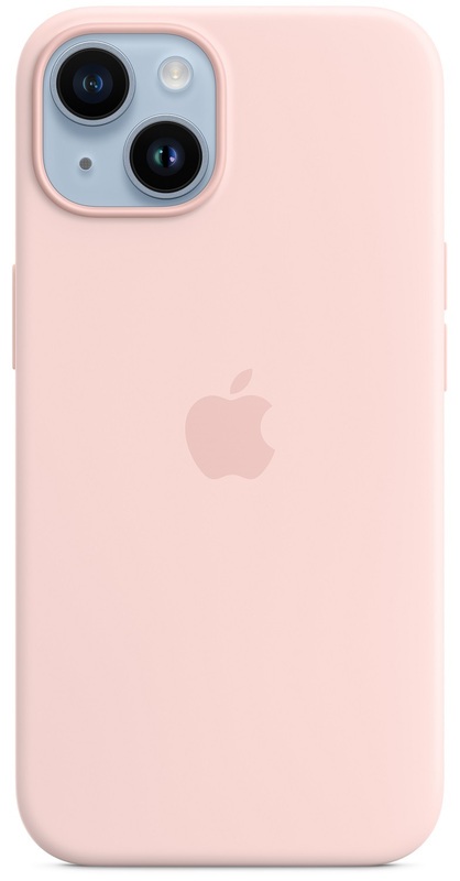 Чохол Apple Silicone Case with MagSafe (Chalk Pink) MPRX3ZE/A для iPhone 14 фото