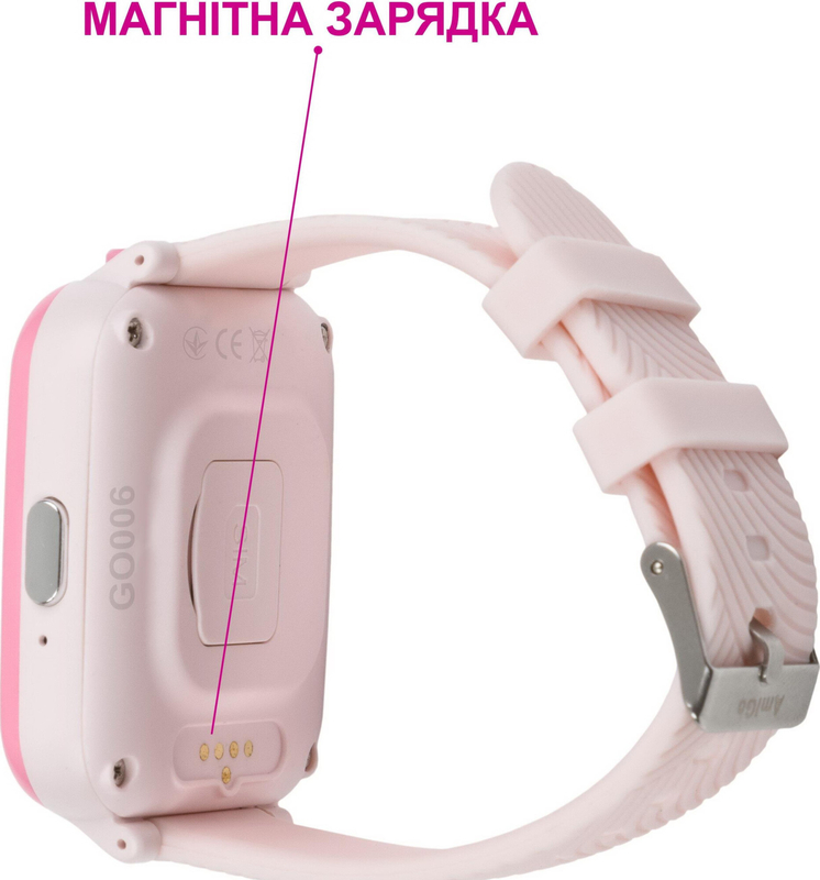 Детские смарт-часы AmiGo GO006 GPS 4G WIFI (Pink) 849558 фото