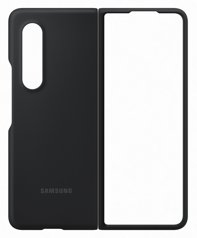 Чехол для Samsung Fold 3 Silicone Cover (Black) EF-PF926TBEGRU фото