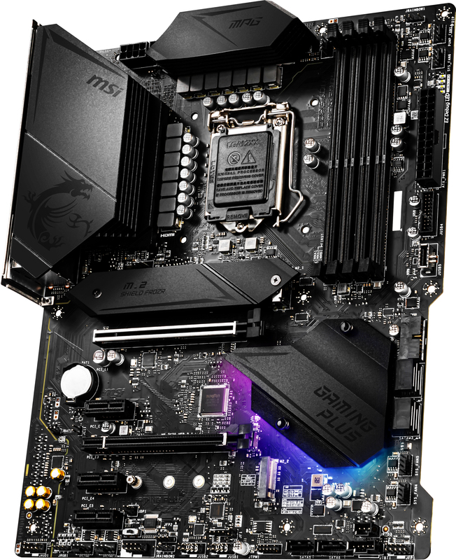 Материнcкая плата MSI MPG Z490 Gaming Plus s1200 Z490 4xDDR4 фото