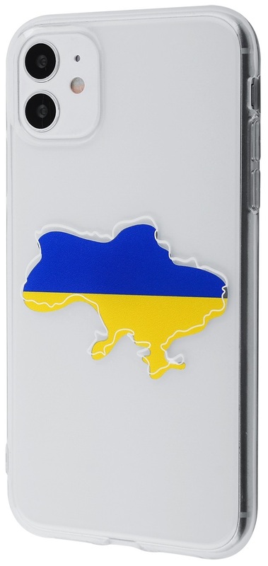 Чохол для iPhone 11 WAVE Clear Ukraine Edition Case (Ukraine Map) фото