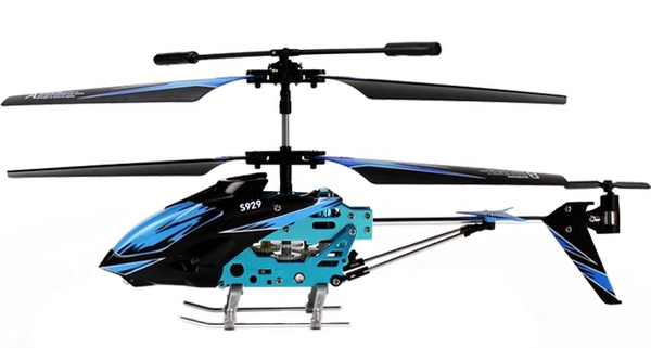 Игрушка вертолет р/у WL Toys S929 с автопилотом WL-S929b (Синий) фото