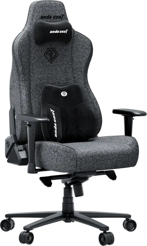 Крісло ігрове Anda Seat Novis Plus Fabric Dark Grey Size XL - фото - №1