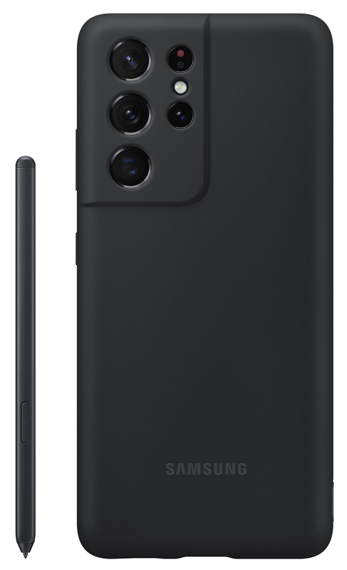 Чохол Samsung Silicone Cover with S Pen (Black) EF-PG99PTBEGRU для Samsung Galaxy S21 Ultra фото
