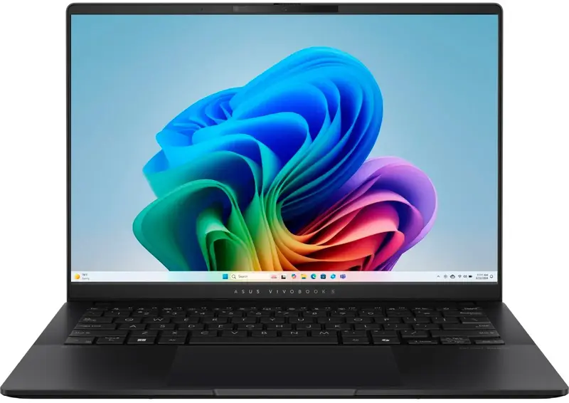 Ноутбук Asus VivoBook S 14 OLED M5406KA-QD072 Neutral Black (90NB15W3-M006B0) - фото - №0