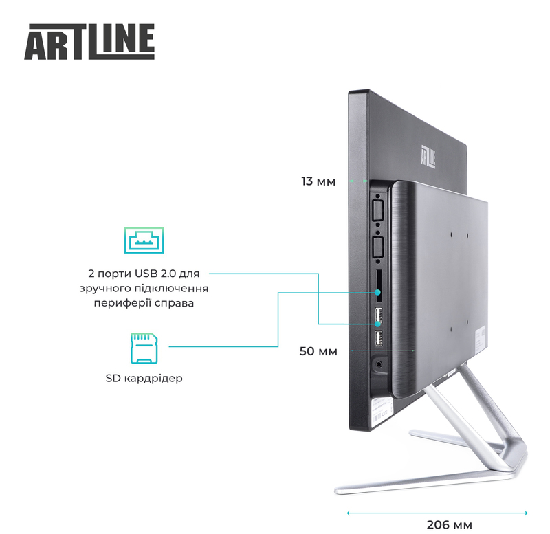 Моноблок ARTLINE Business F28 (F28v06Win) Black - фото - №4