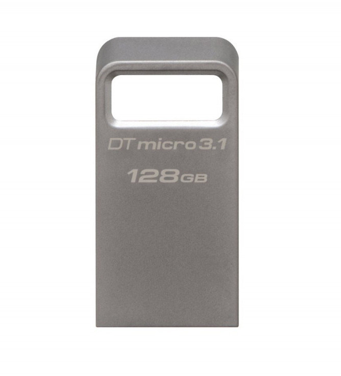 Флеш-пам'ять Kingston USB DT Micro 3.1 128G (Silver) DTMC3/128GB фото
