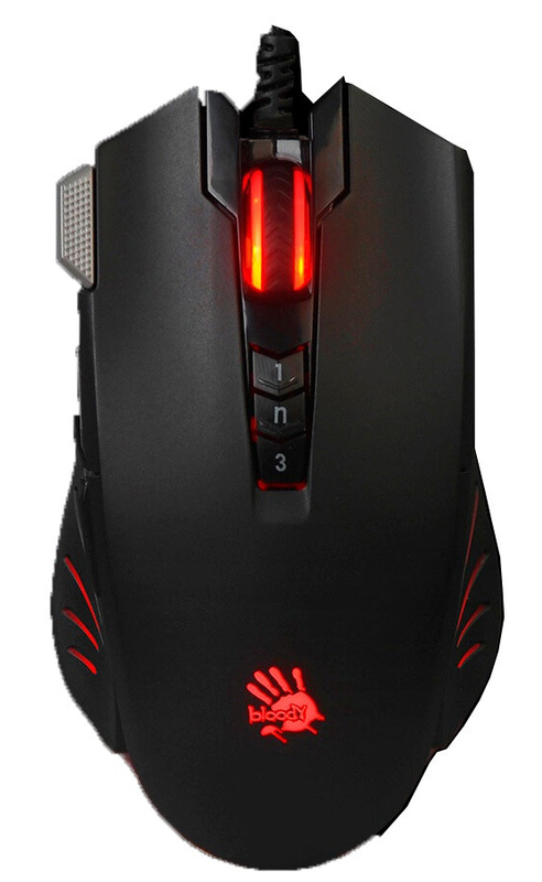 Ігрова комп'ютерна миша A4 Tech V9M Bloody (Black) фото
