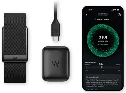 WHOOP 5.0 Peak Obsidian SuperKnit Band 12 Month Membership - фото - №2