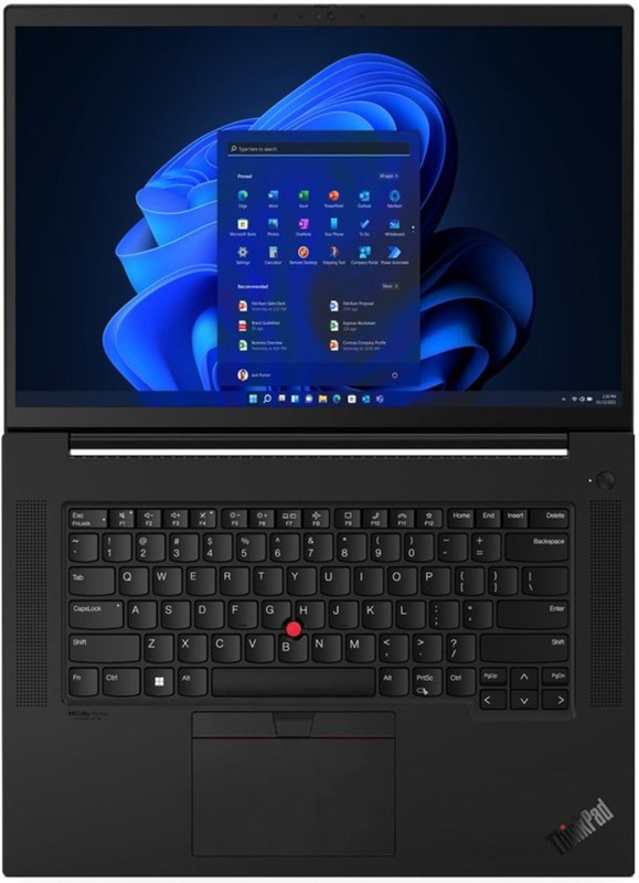Ноутбук Lenovo ThinkPad X1 Extreme Gen 5 Black (21DE002CRA) фото