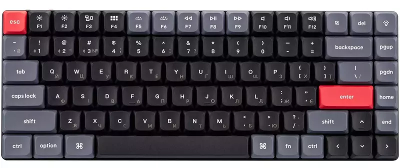 Бездротова клавіатура Keychron K3 PRO 84Key, Gateron Brown Low Profile White LED фото