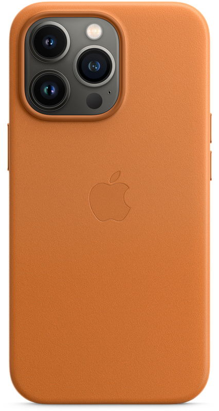 Чохол iPhone 13 Pro Leather Case with MagSafe (Golden Brown) MM193ZE/A фото