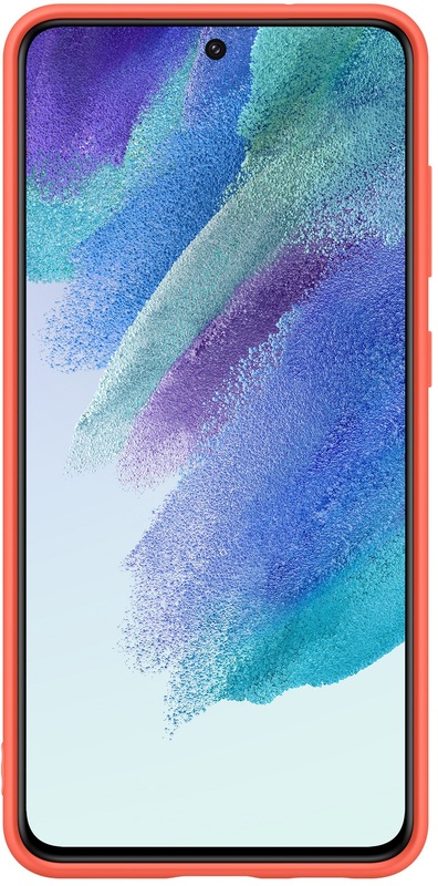 Чохол для Samsung S21 FE Samsung Silicone Cover (Coral) EF-PG990TPEGRU фото