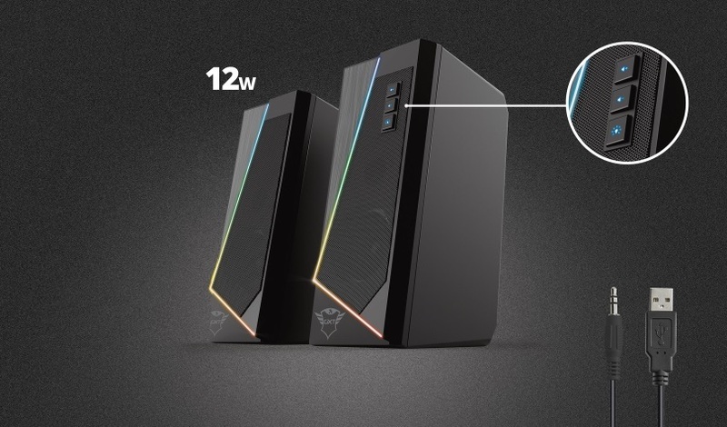 Акустична система Trust 2.0 GXT 609 Zoxa RGB (Black) 24070_TRUST - фото - №6