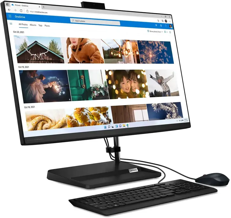 Моноблок Lenovo IdeaCentre 3 27IAP7 Black (F0GJ00T6UO) - фото - №4