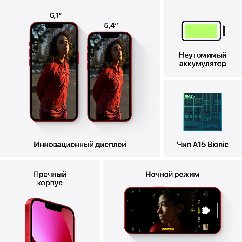 Apple iPhone 13 256GB PRODUCT Red (MLQ93) фото