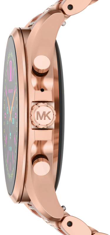 Смарт-годинник Michael Kors Gen 6 44 mm (Rose Gold Stainless Steel w/ Glitz Center-link) MKT5135 фото