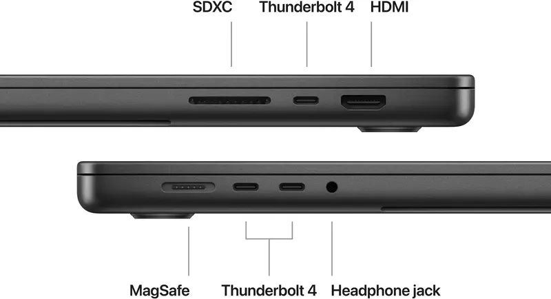 Apple MacBook Pro 16" Chip M3 Pro 12CPU/18GPU/36RAM/1TB Space Black (B2991/3/18/36/1) 2023 Custom фото
