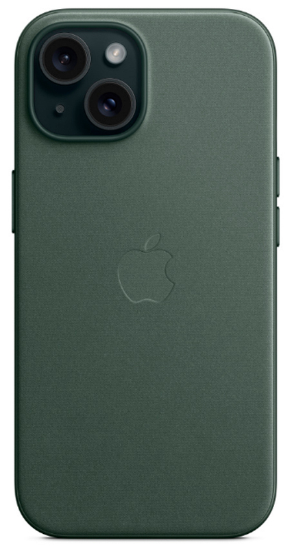 Чохол для iPhone 15 Plus FineWoven Case with MagSafe Evergreen (MT4F3ZM/A) фото