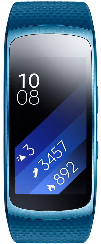 Фітнес-трекер Samsung Gear Fit2 (Blue) L фото