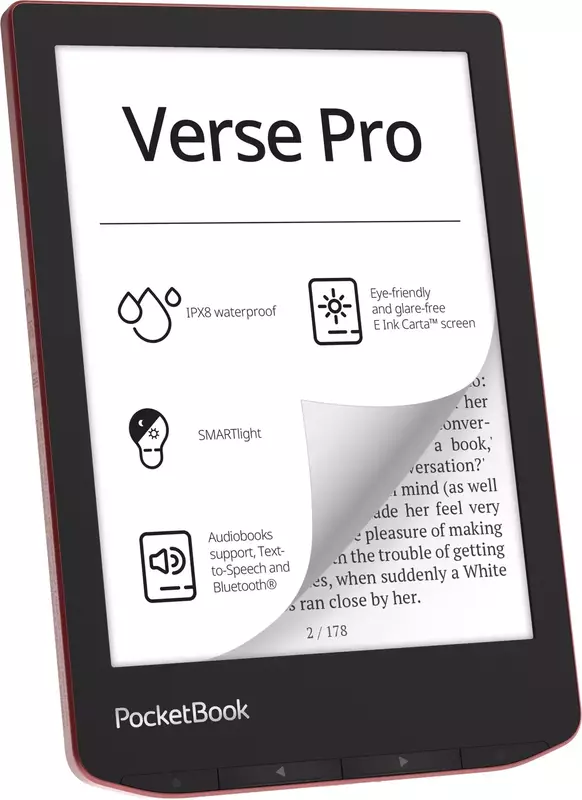 PocketBook Verse Pro (PB634-3-CIS) Passion Red фото