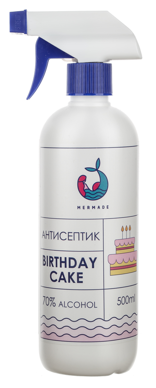Антисептик для рук Mermade - Birthday Cake 500 ml MR0011MEG фото
