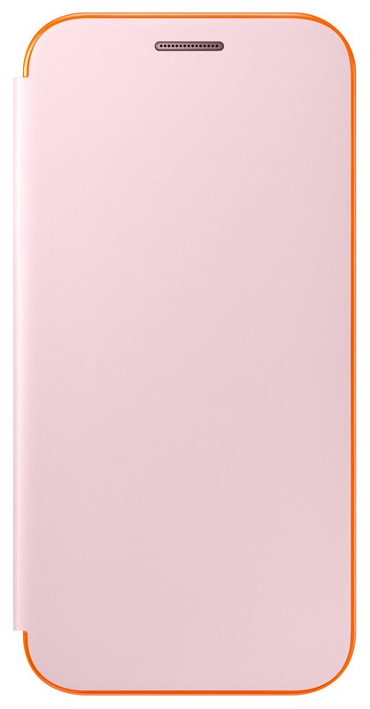 Чехол-книжка Samsung Neon Flip для Galaxy A3 2017 (розовый) фото