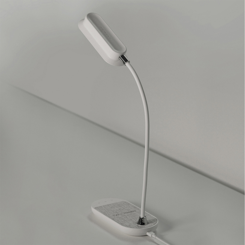 Настільна світлодіодна лампа Momax Q.Led Flex Mini с БЗ (10W) (White) QL5W фото