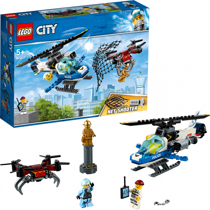 Конструктор LEGO City Повітряна поліція: гонитва дронів 60207 фото