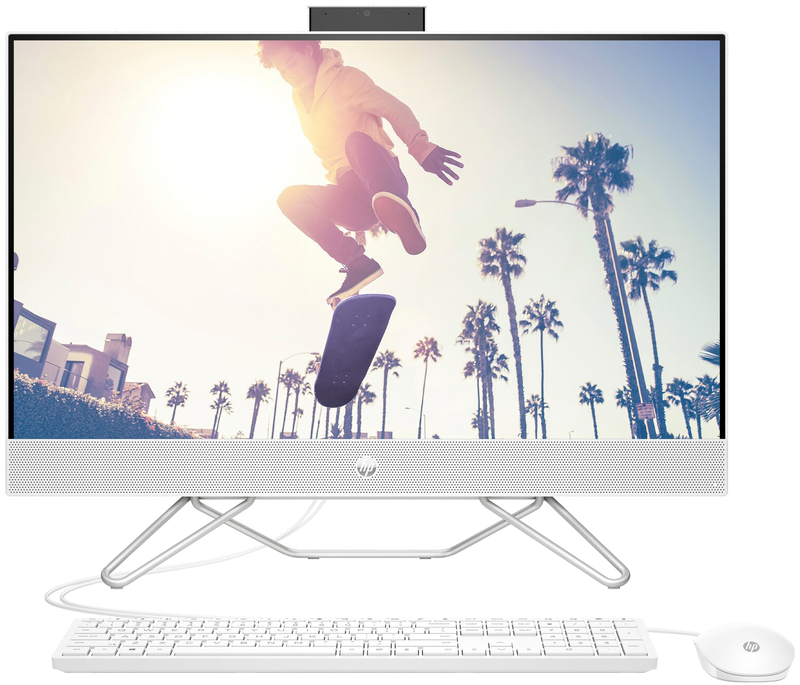 Моноблок HP All-in-One 27-cb1017ua Starry White (6C940EA) - фото - №0